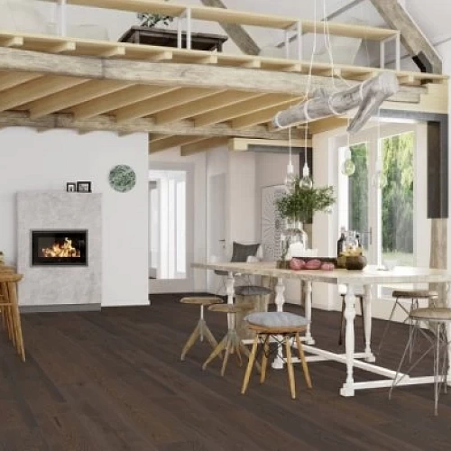 ДУБ BROWN JASPER WARMHOLES ПАРКЕТНАЯ ДОСКА BOEN STONEWASHED